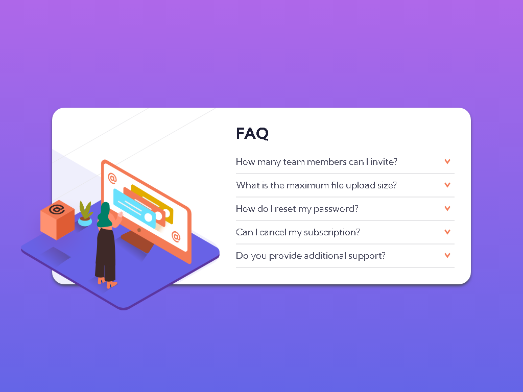 FAQ Accordion Card
